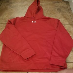 Men's under Armour red hoodie
